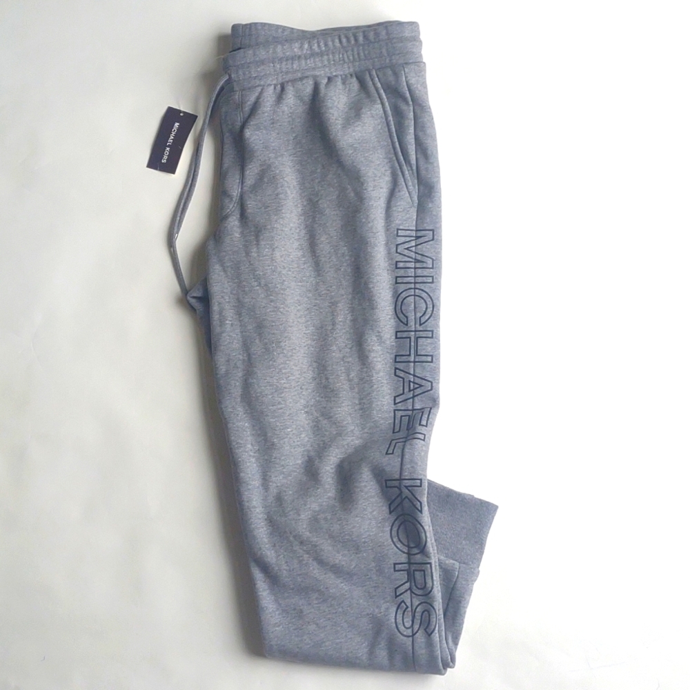 Michael Kors grey sweat pants men's